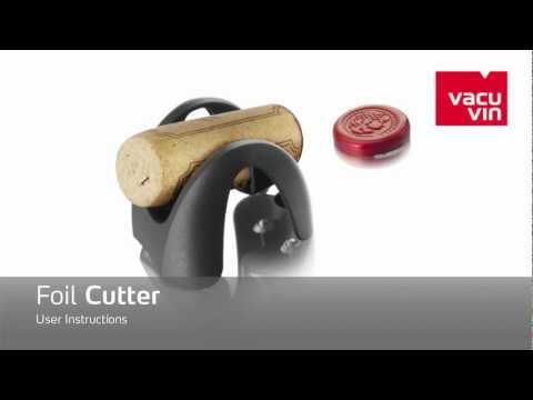 Vacu Vin Four Blade Foil Cutter Black