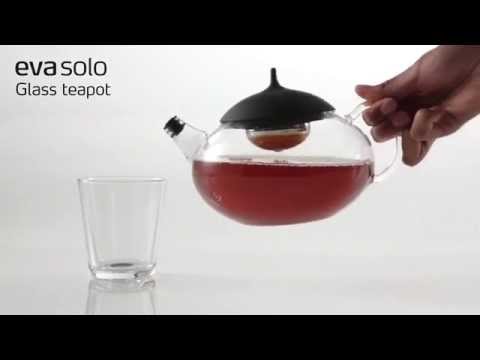Eva Solo Glass Teapot with Stainless Steel Tea Egg 1.0L