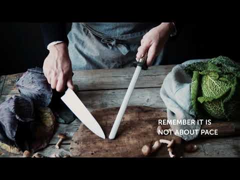 Global G Series Diamond Sharpening Steel 23cm