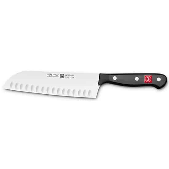 Wusthof Gourmet Fluted Santoku Knife 17cm