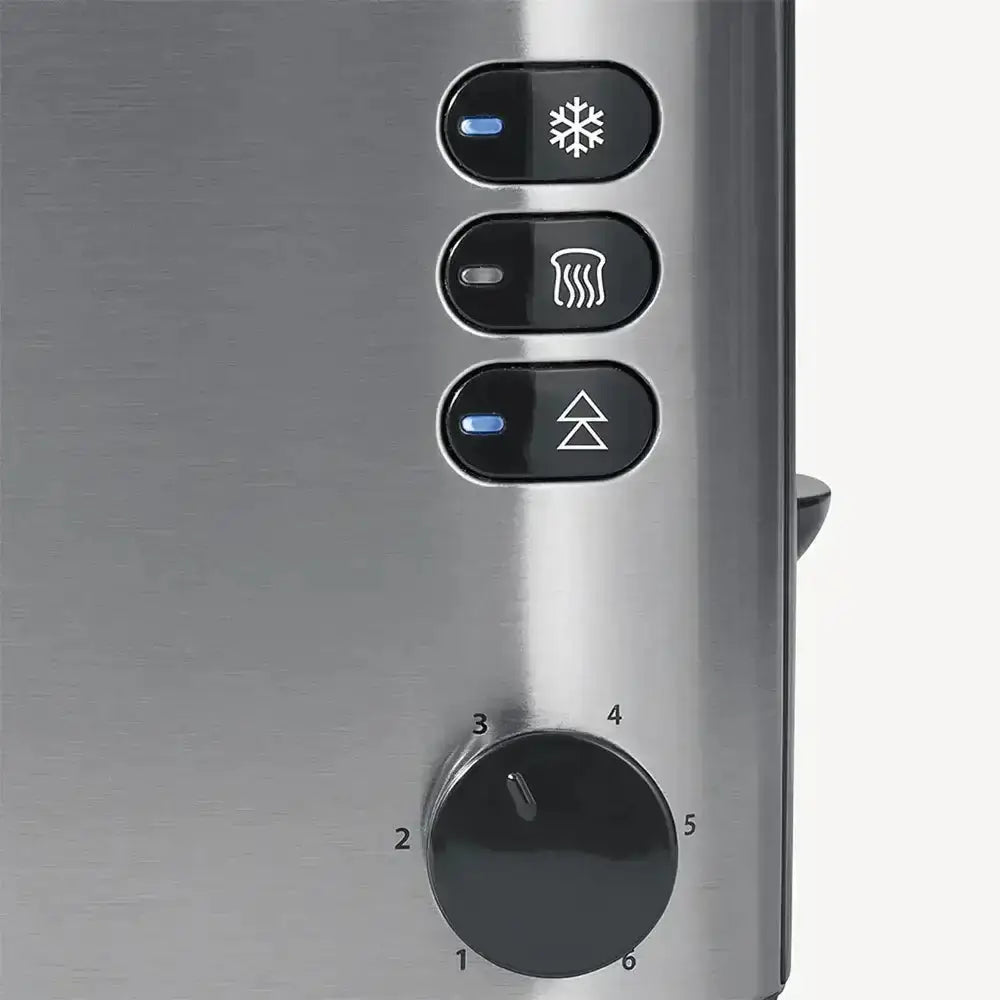Severin Long Slot Stainless Steel 4-Slice Toaster.