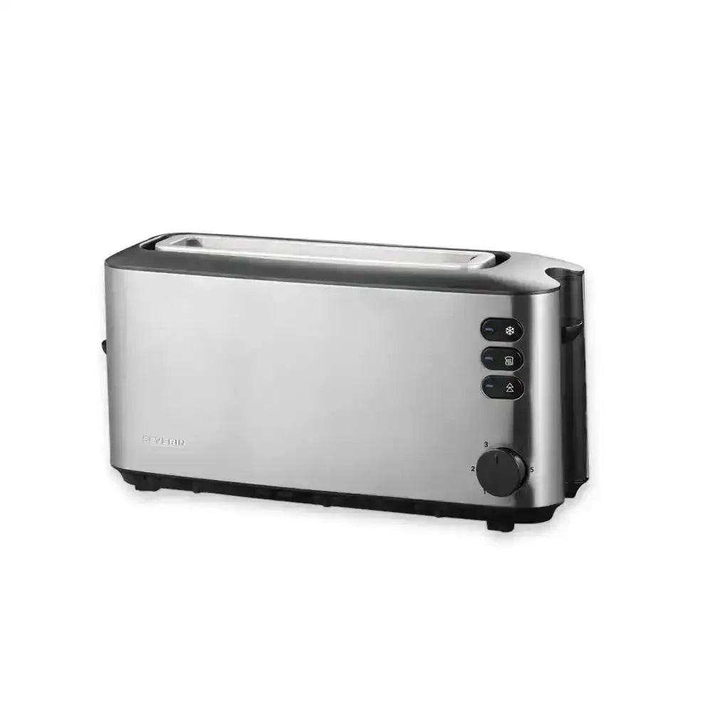 Severin Stainless Steel 2 Slice Long Slot Toaster.