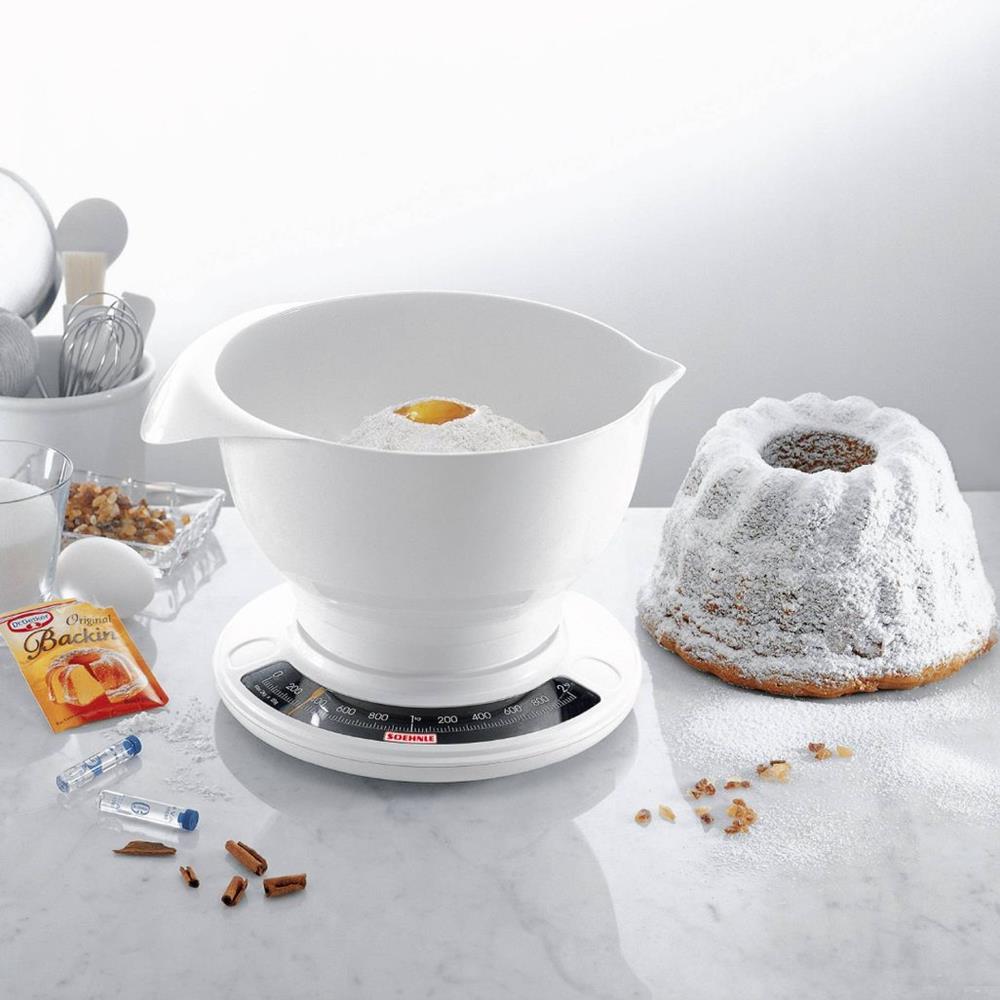 Soehnle Culina Pro Analog Kitchen Scale 5kg White