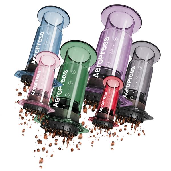 AeroPress Clear Blue 4-Cup Coffee Maker