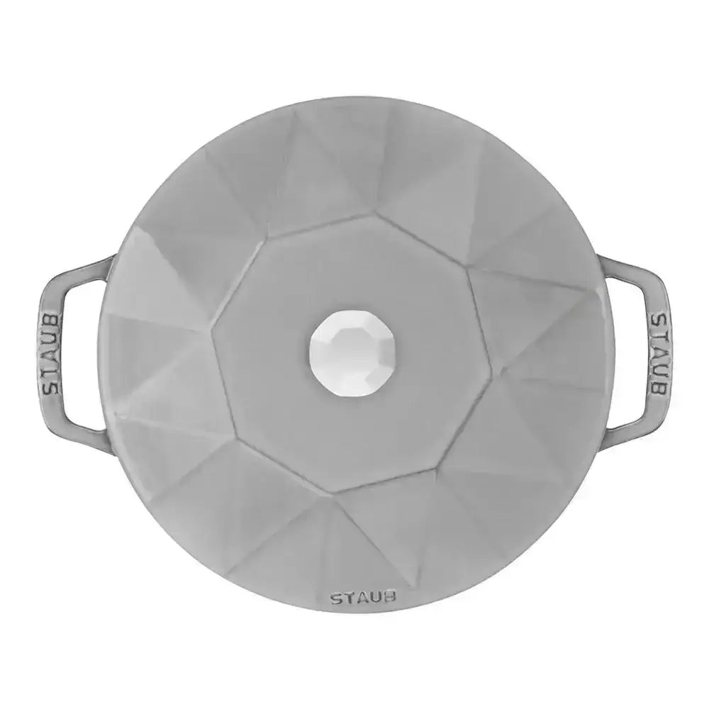Staub Cast Iron Diamond Cocotte 2.8l Grey.