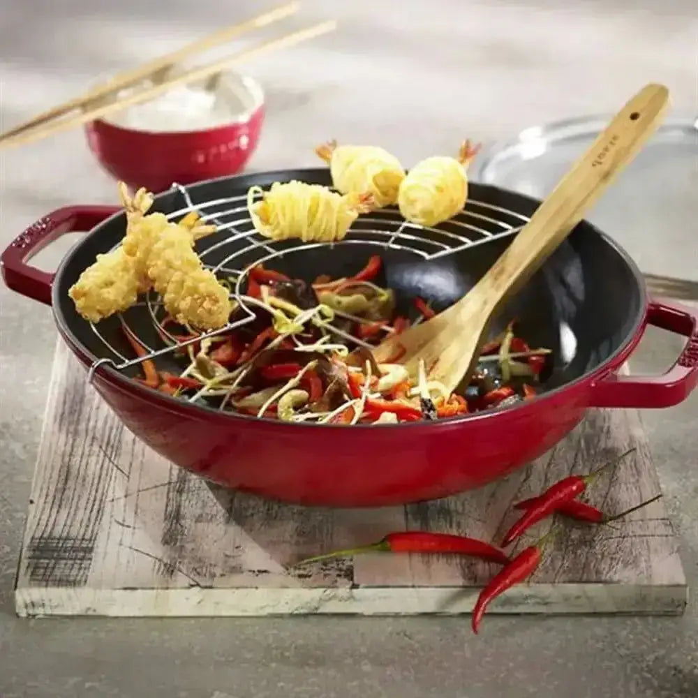 Staub Cast Iron Wok 30cm.