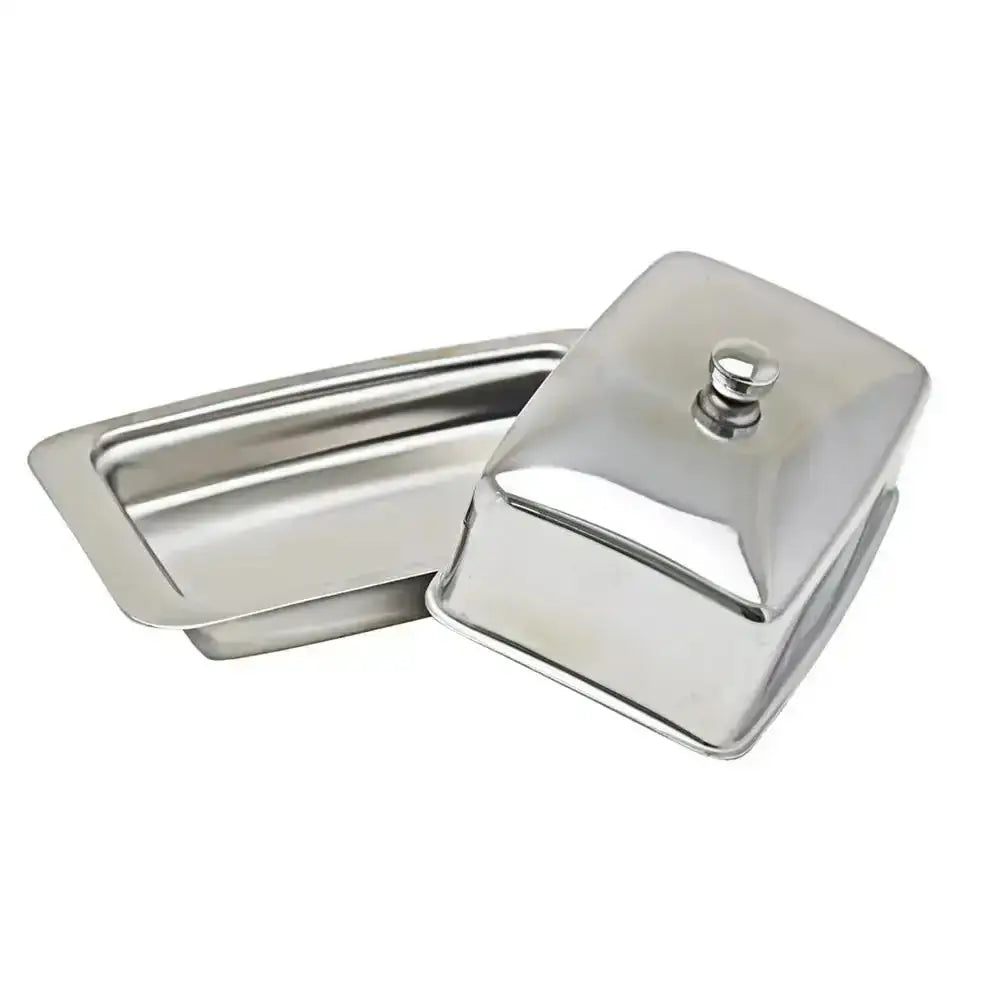 Two metallic bell-shaped objects on a white background