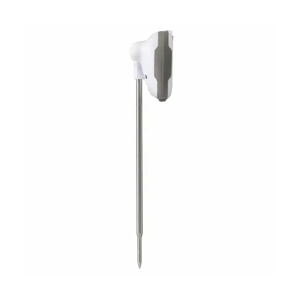digital thermometer with a pointed end on a white background
