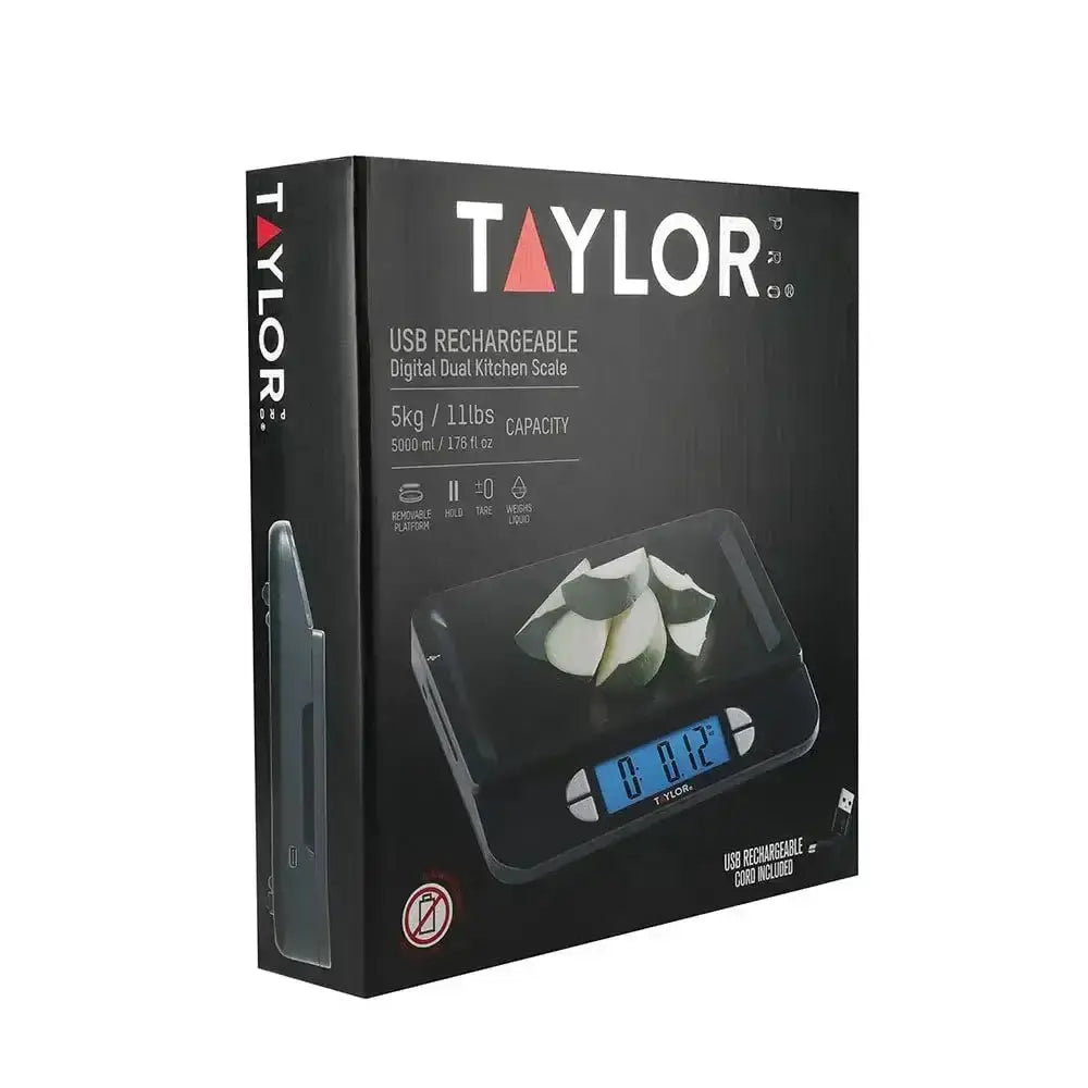 Taylor Pro Digital USB Rechargeable Scale 5kg.