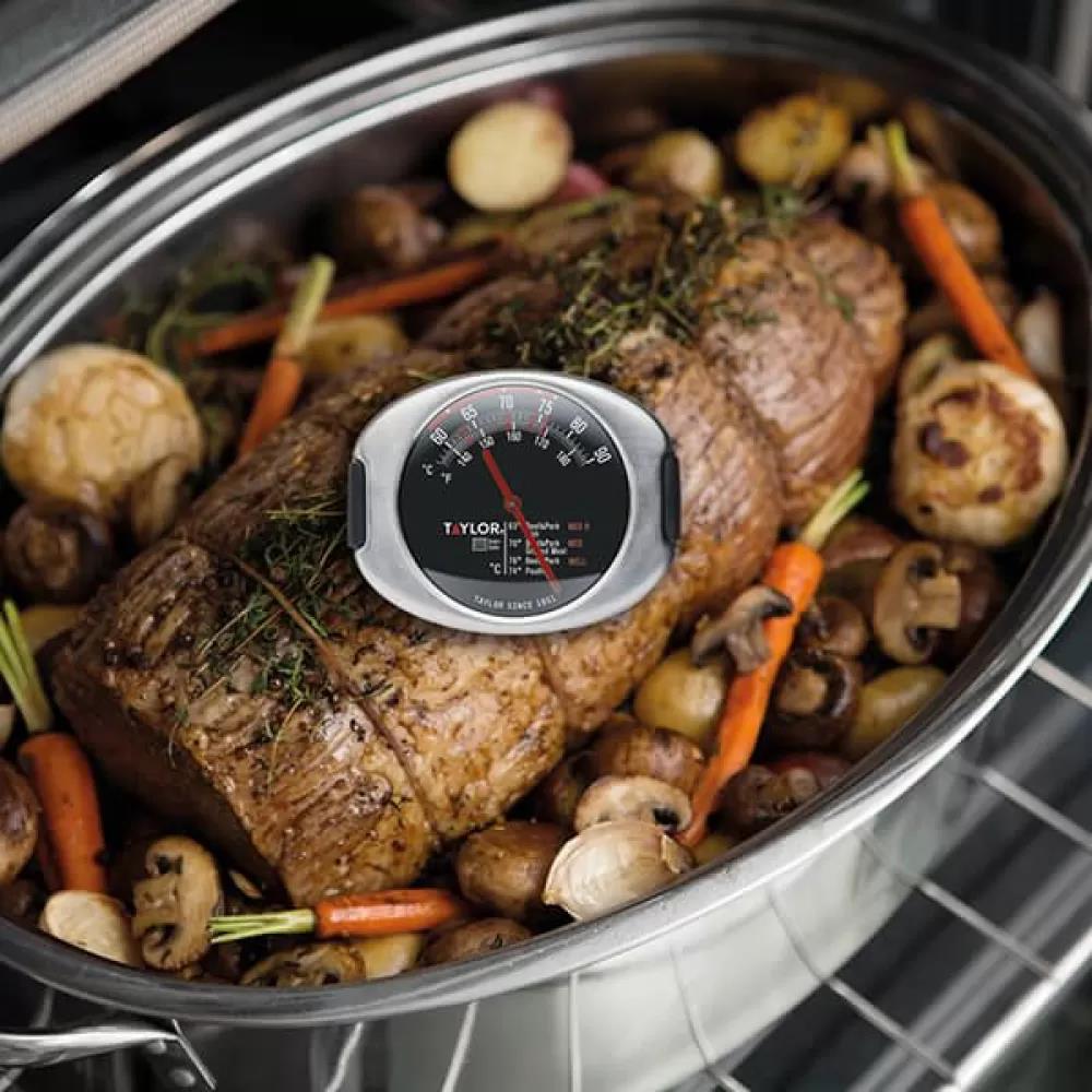 Taylor Pro Stainless Steel Leave In Meat Thermometer