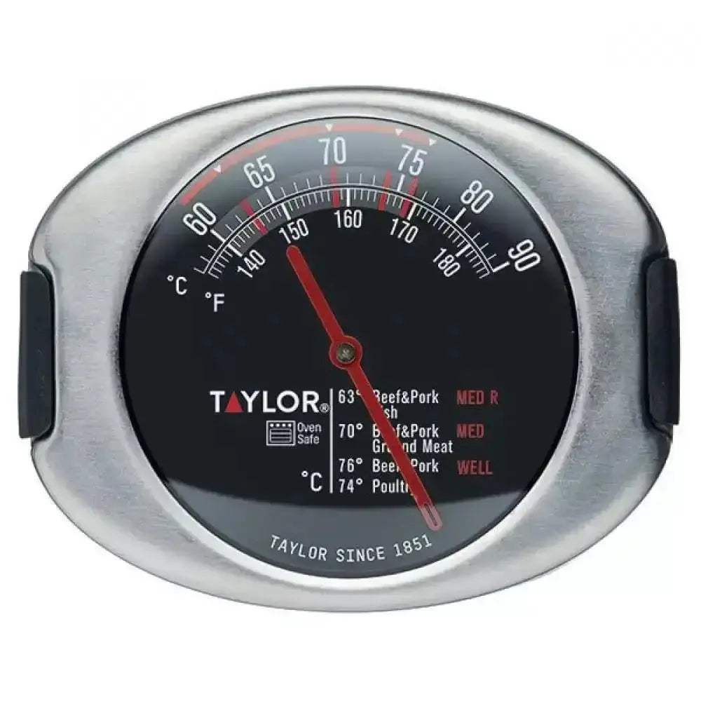 Taylor Pro Stainless Steel Leave In Meat Thermometer.