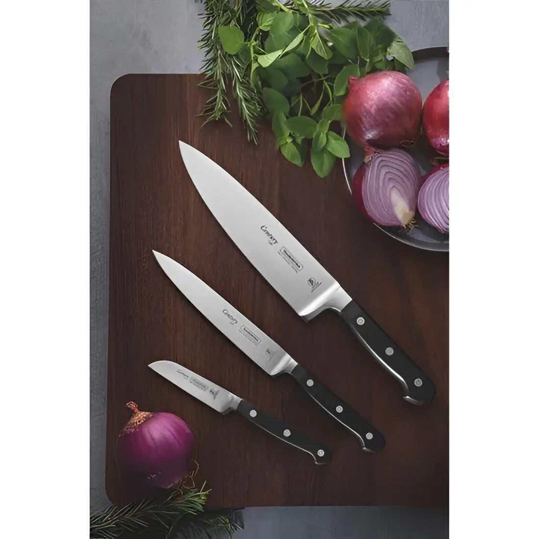 Tramontina Century 3 Piece Preparation Knife Set.
