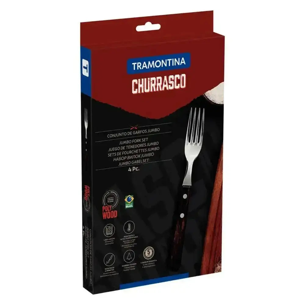 Tramontina Churrasco cutlery set packaging on a white background