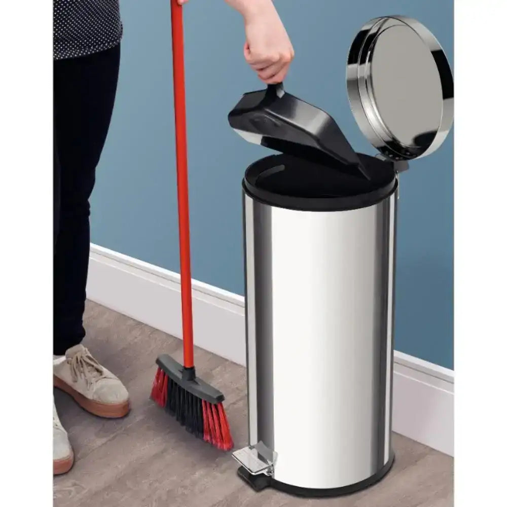 Tramontina Stainless Steel Pedal Bin 30L.