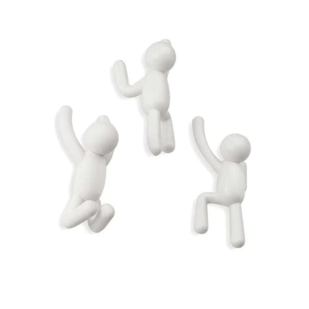 Umbra Buddy Wall Hooks Set of 3 White