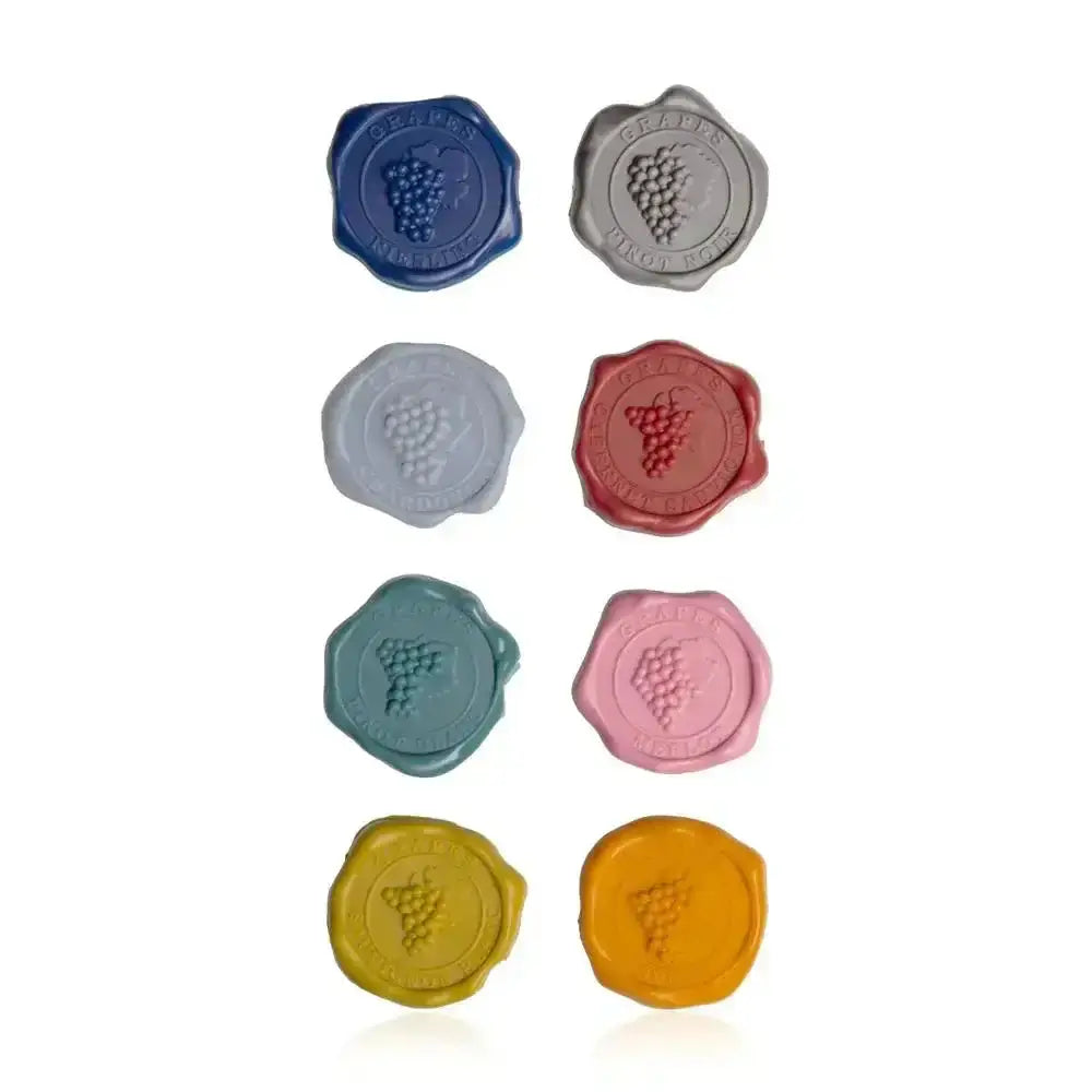 Vacu Vin Classic Wine Glass Markers Set of 8.