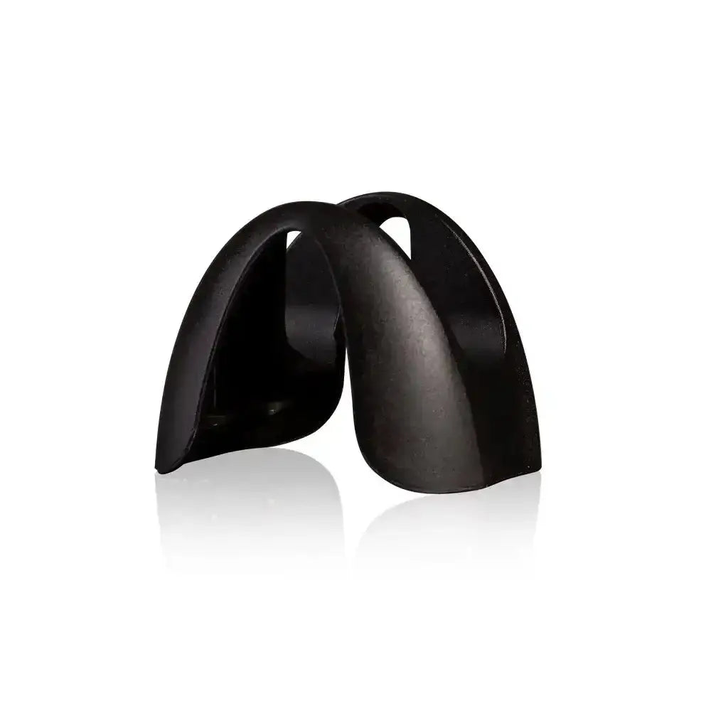 Black wine foil cutter on a white background