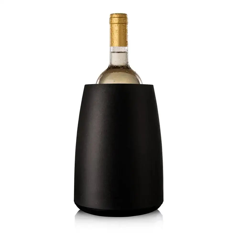 Vacu Vin Rapid Ice Wine Bottle Chiller Black.