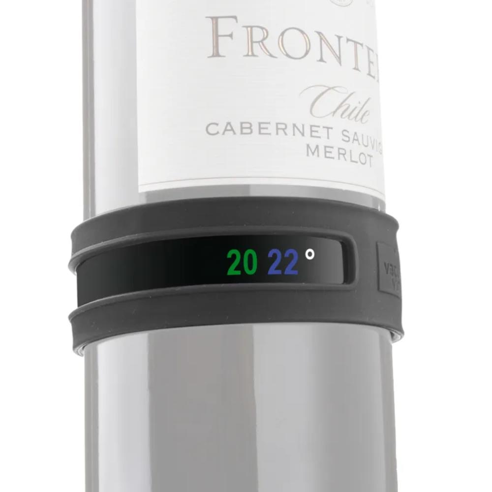 Vacu Vin Wine Snap Thermometer Grey
