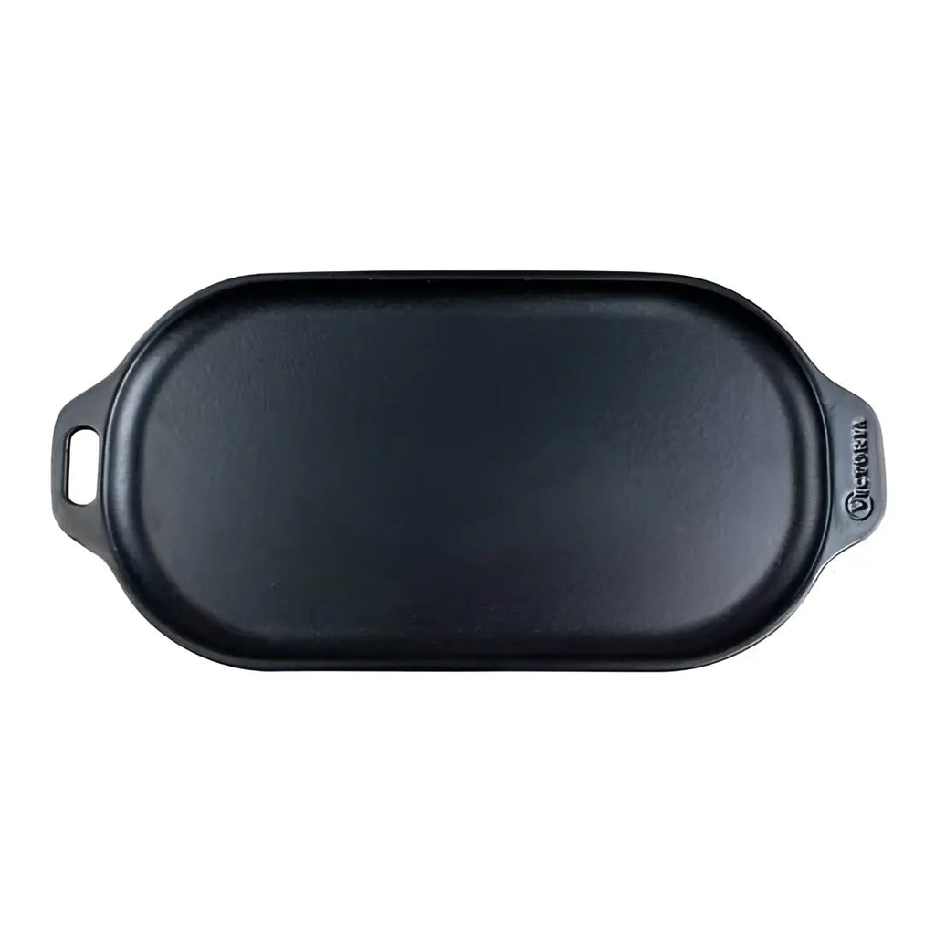 Victoria Cast Iron Enamelled Serving Griddle.