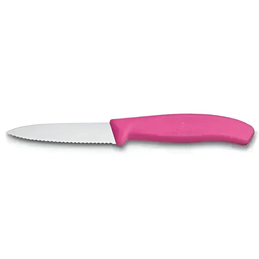 Victorinox Paring Knife Serrated 8cm Pink