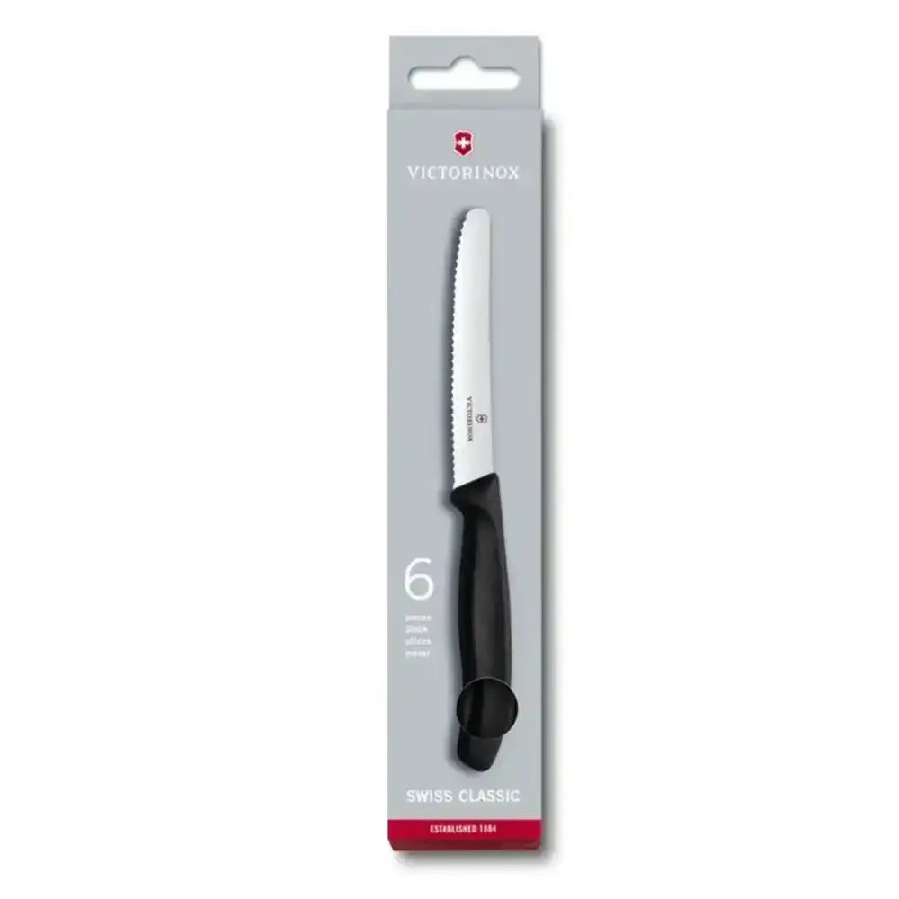 Victorinox Round Serrated Steak Knife Set of 6.