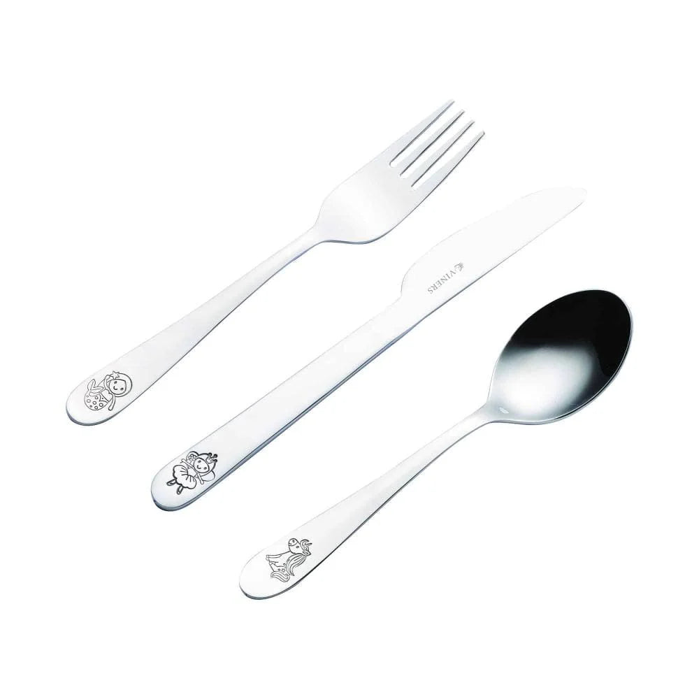 Viners Kids Stainless Steel Cutlery Set 3pc Enchanted