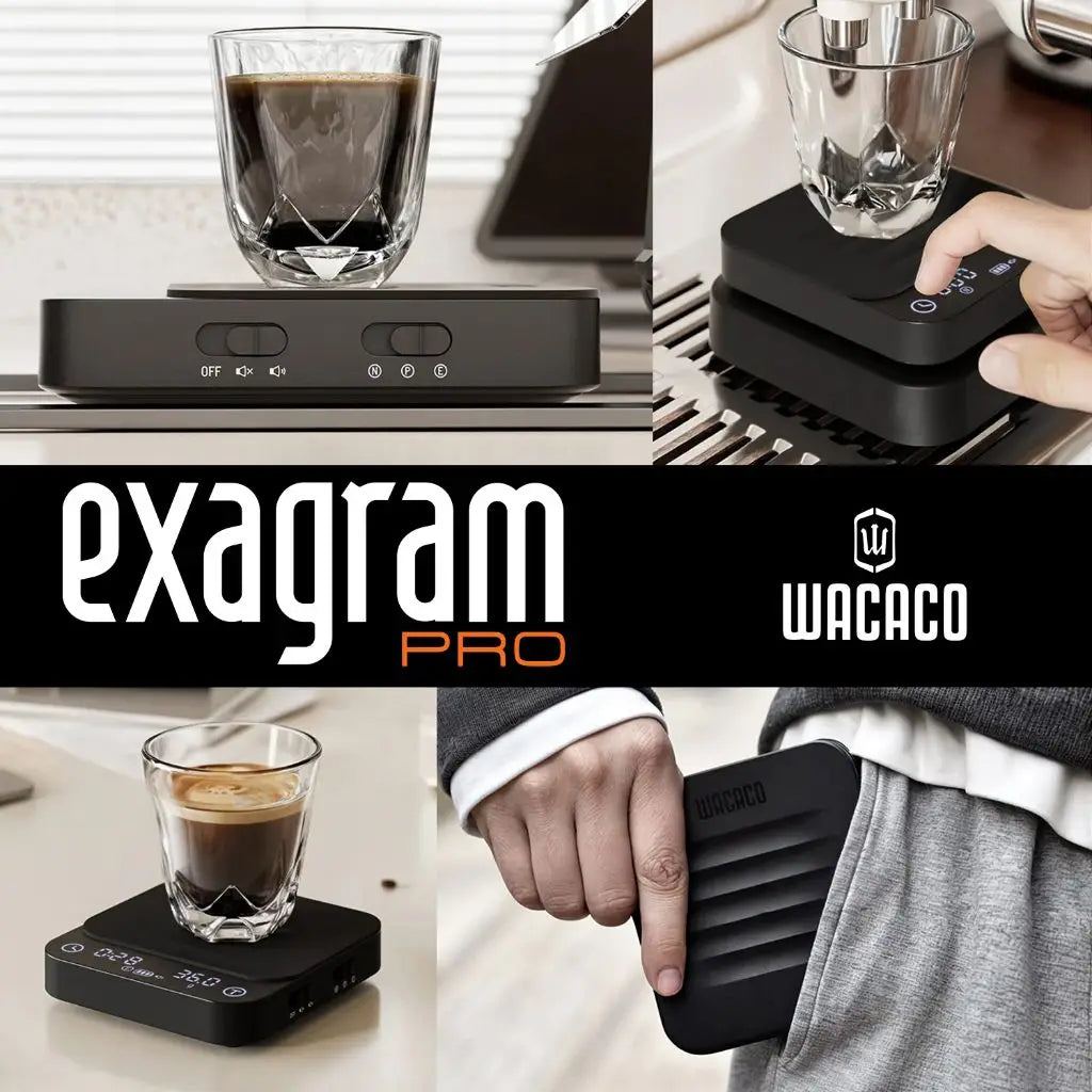 Wacaco Exagram Pro Rechargeable Compact Coffee Scale.