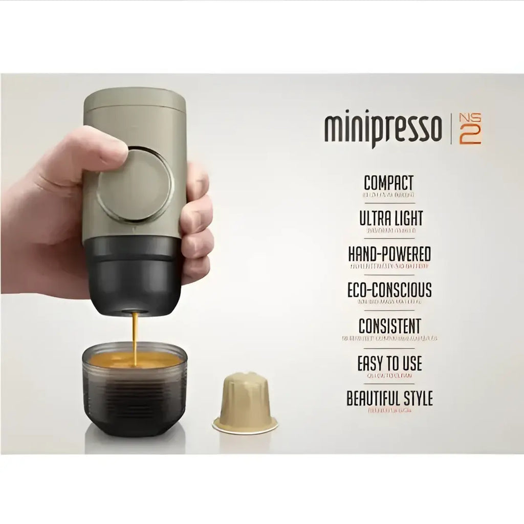 Wacaco Minipresso NS2 Portable Espresso Machine.