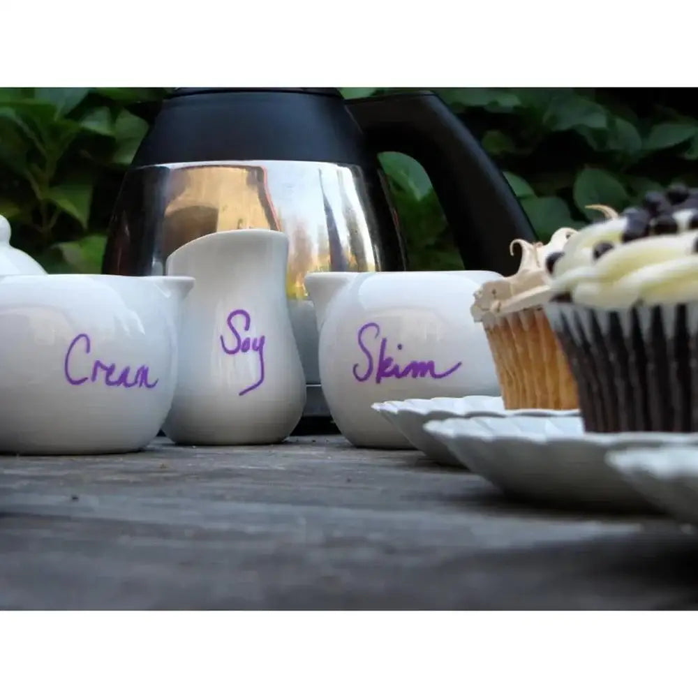 AMT Wine Glass Writer Org Metallic Set 3