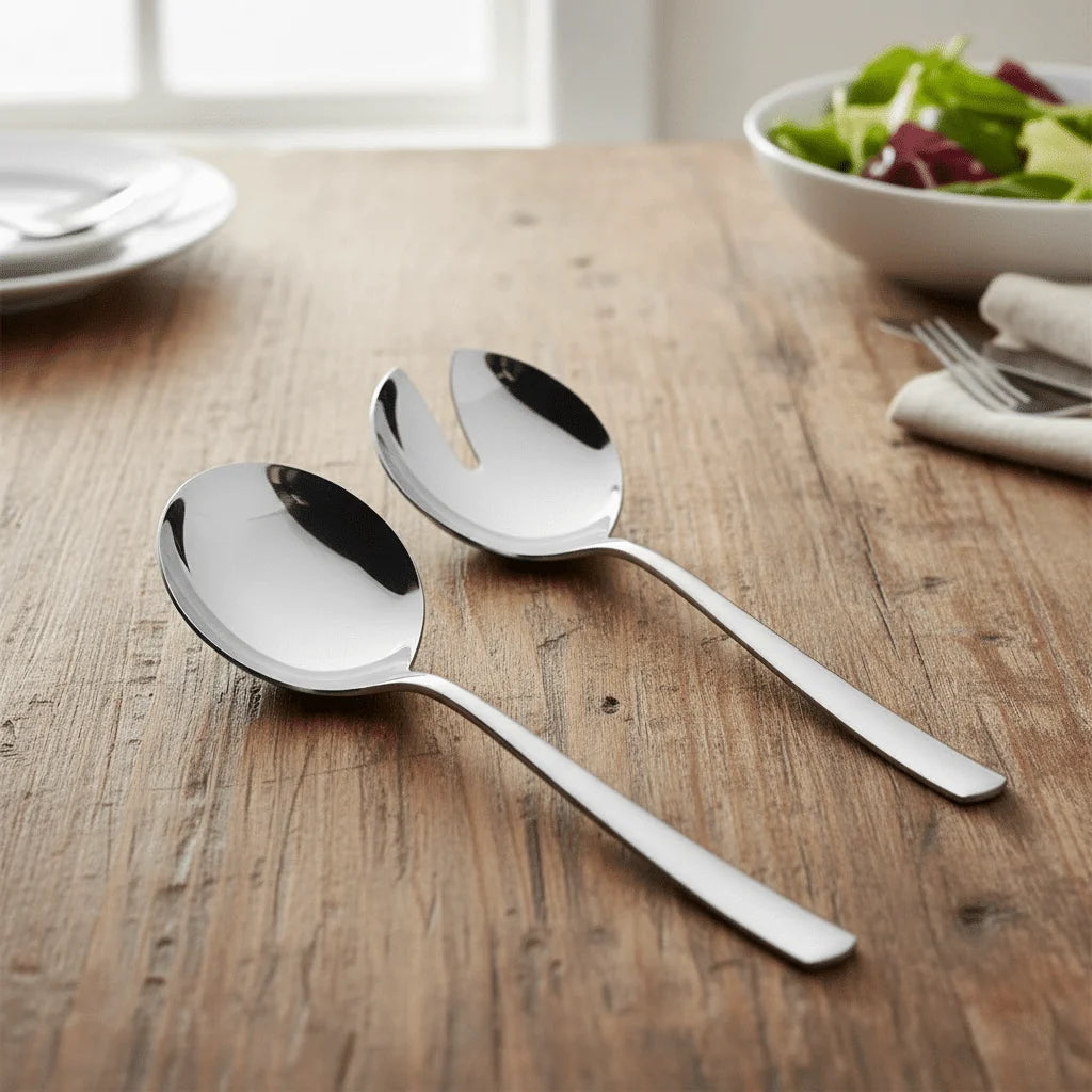 WMF Boston Stainless Steel Salad Server Set