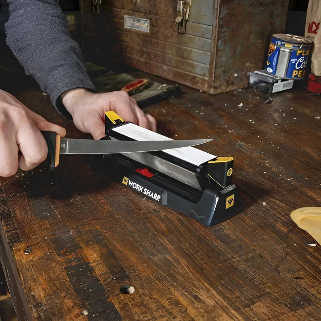 Work Sharp Tri-Brasive Knife Sharpener 320/600 Grit.