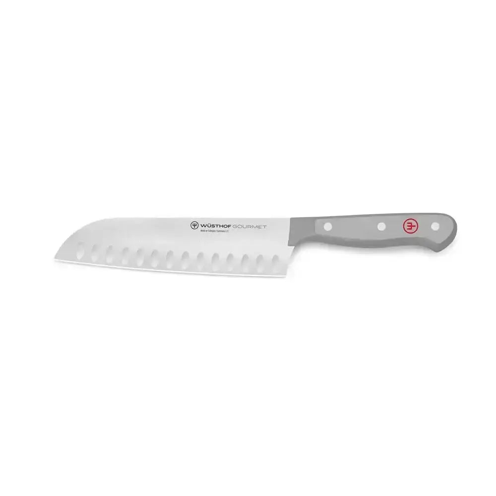 Serrated knife with Wusthof logo on a white background