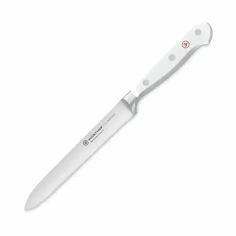 Wusthof Classic White 6-Piece Knife Block Set.