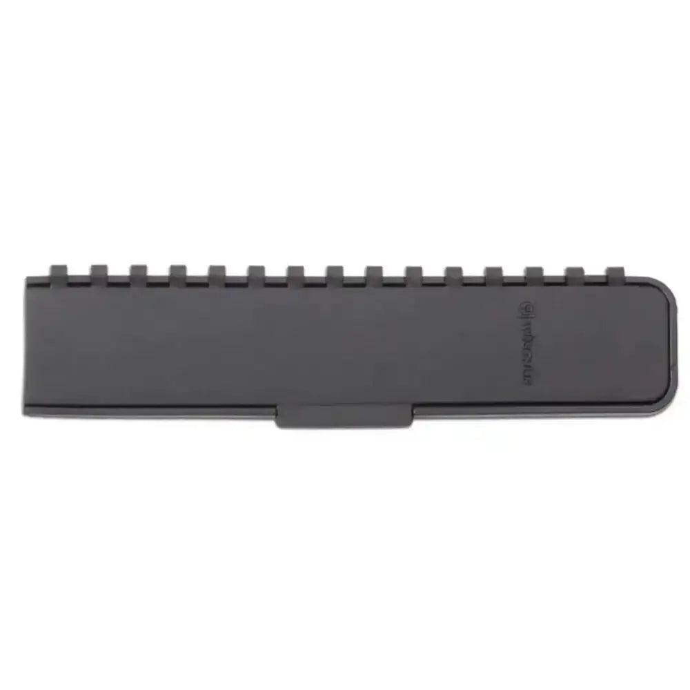 Black knife guard on a white background