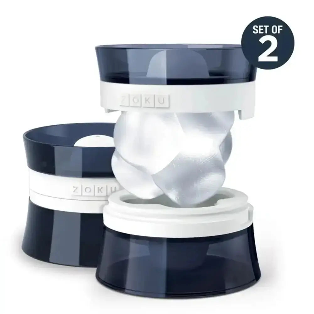 Set of two Zoku ice makers on a white background