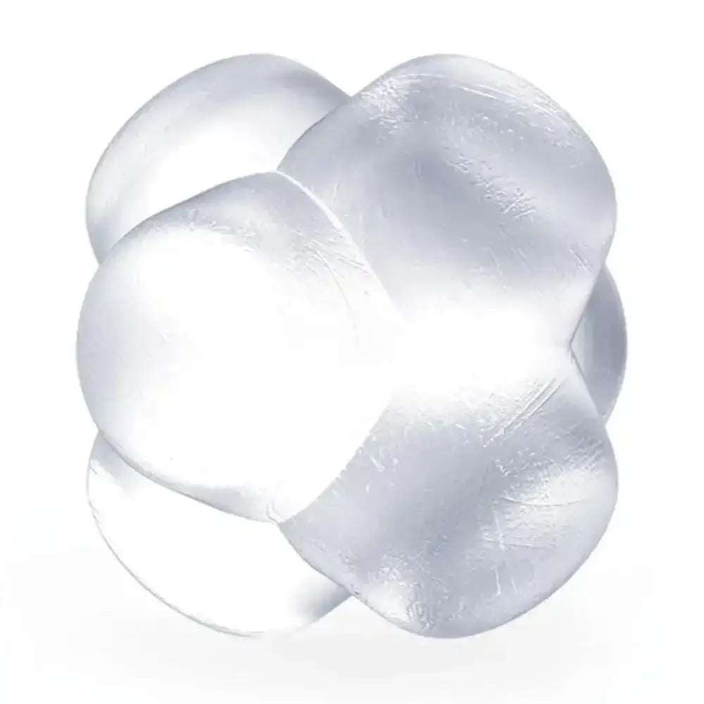 Abstract ice cube on a white background