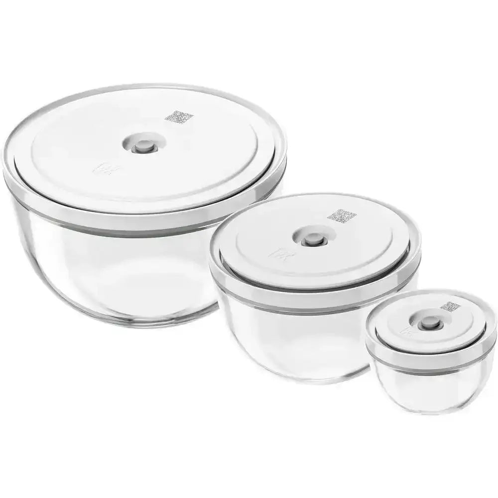 Zwilling Fresh And Save Round Glass Bowl Set 3pc.
