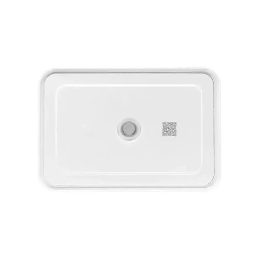 White kitchen sink on a white background