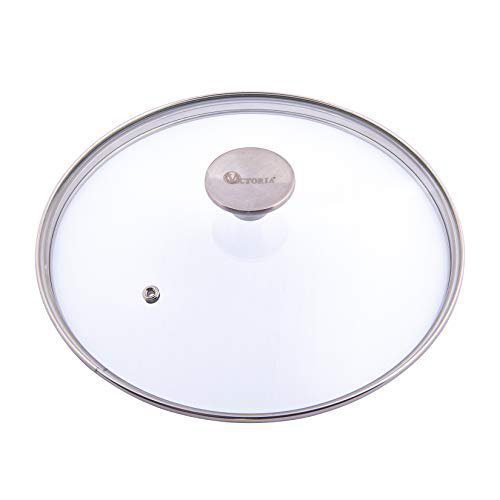 Victoria Glass Lid for Cast Iron Skillet - 33cm