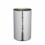BarCraft Stainless Steel Hammered Finish Wine Cooler