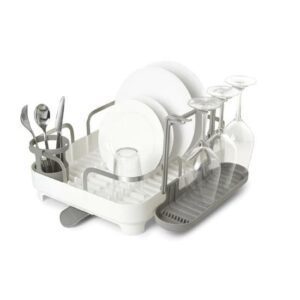 Umbra-Holster-Dish-Drying-Rack-White - Cookin