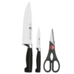 Zwilling Four Star Knife And Scissor Set 3pc