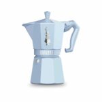 Bialetti Moka Exclusive Espresso Maker 6-Cup Blue