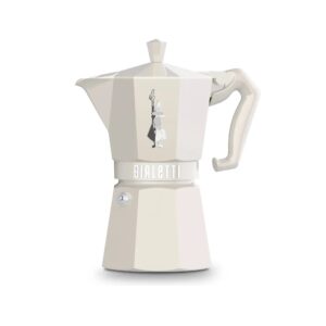 Bialetti-Moka-Exclusive-Stovetop-Espresso-Maker-6-cup-Cream - Cookin
