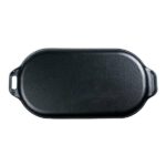Victoria-Enamelled-Oval-Serving-Cast-Iron-Griddle-2 - Cookin