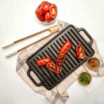 Victoria-Cast-Iron-Medium-Reversible-Griddle-4 - Cookin