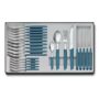 Victorinox Swiss Modern Blue Table Set 24 Piece