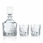 Nachtmann Sculpture Decanter & Glasses Set of 3