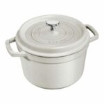 Staub Round Cast Iron Casserole Pot 3.8L